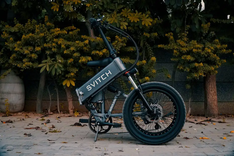 Image of a foldable electric bike with dashes instead of spaces
