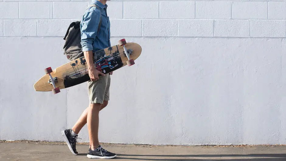 An image representing a skateboard with shock absorption, ensuring a smooth ride for electric skateboarders.